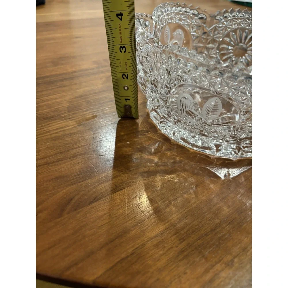 Hofbauer Byrdes Hand Cut Clear Crystal 8